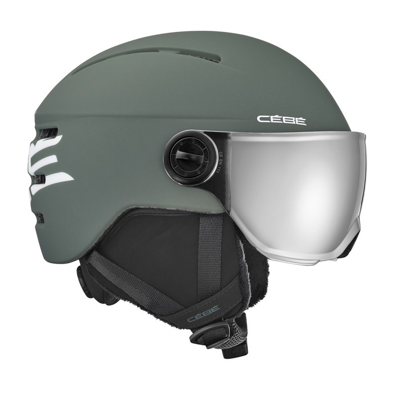 Casque Cébé Fireball Junior avec visière - Matt Grey