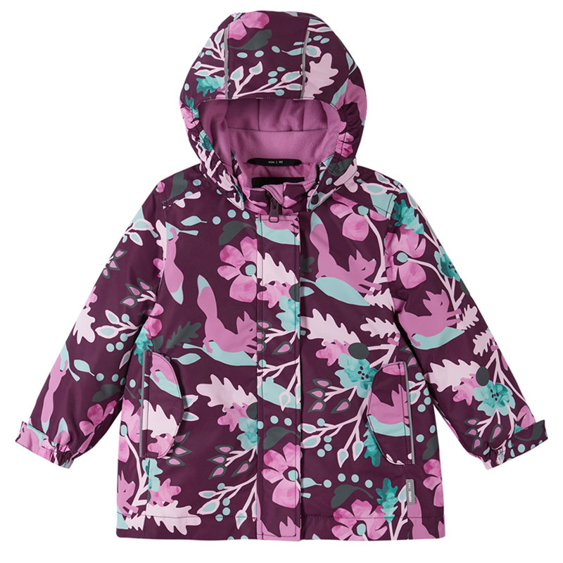 Manteau D'hiver Bébé Fille 86 - Cape Coupe-vent Synthétique Chaude, Mignon, Doux, Pour Neige Et Sorties - 5