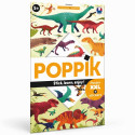 Poster Discovery Poppik et 32 stickers - Dinosaures