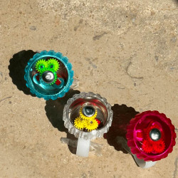 Trois sonnettes pour vélo - Rainette