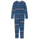 Sous-vêtements thermique enfant en laine et bambou - Taitoa - Reima - Blue Ocean