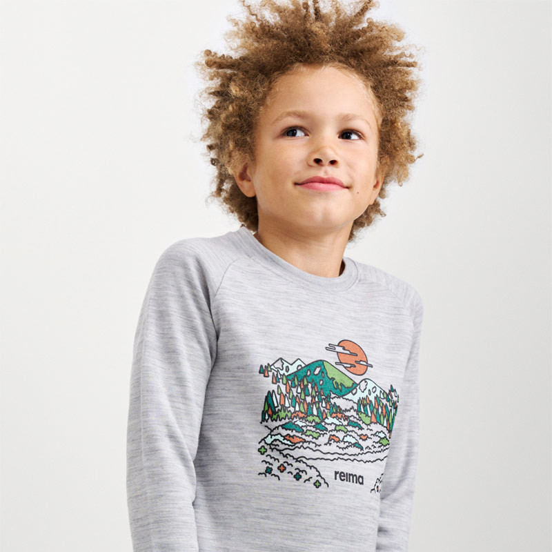 Ed Hardy T-shirt à manches longues - blue white/bleu