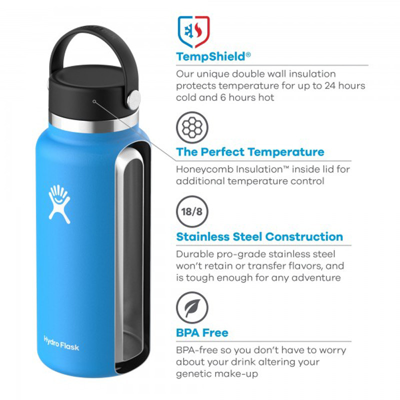 Gourde inox isotherme Hydroflask litre