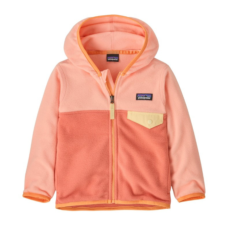 Baby Micro D Snap-t - Patagonia - New Navy - Peak Pink