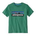 T-shirt enfant coton bio - Graphic Organic - Patagonia - Heartleaf Green