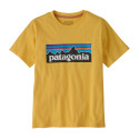T-shirt enfant coton bio - Graphic Organic - Patagonia - Nectar Yellow