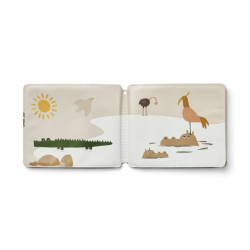 Livre de bain Liewood - Waylon - All together / Sandy ouvert