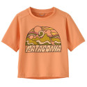 Baby Capilene Sikweight T-shirt - Patagonia - Fitz Roy Rays / Heirloom peach