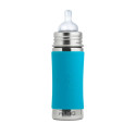 Biberon inox évolutif Pura - 325 ml - Aqua