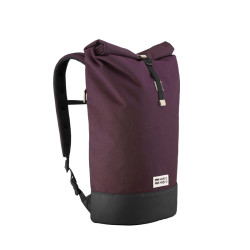 Sac à langer tout terrain Squamish V3 - MeroMero - Aubergine/Cuir Crème