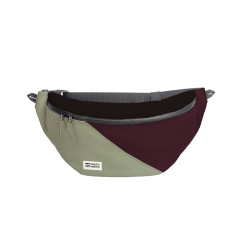 Grande sacoche banane HoïAn - MeroMero - Dark GreyCypressAubergine