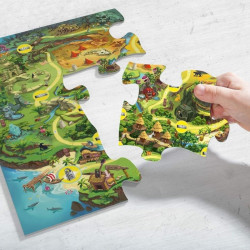 Carte au trésor de Find the code Haba - Îles des Pirates