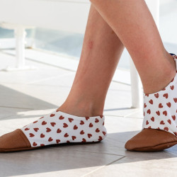 Chaussons souples enfant - Les Pas Petits - Les Petits coeurs