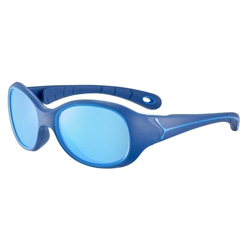 Lunettes de soleil enfant Scalibur de Cébé - Bleu marine flashé