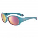 Lunettes de soleil enfant Scalibur de Cébé- Turquoise et Fuchsia