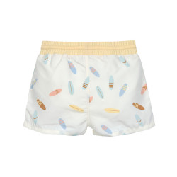 Short de bain enfant anti-UV - Lassig - Planches de surf écru