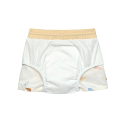 Short de bain enfant anti-UV - Lassig - Planches de surf écru