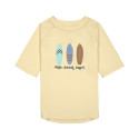 T-shirt de bain anti-uv bébé - Lassig - Planches de surf vanille