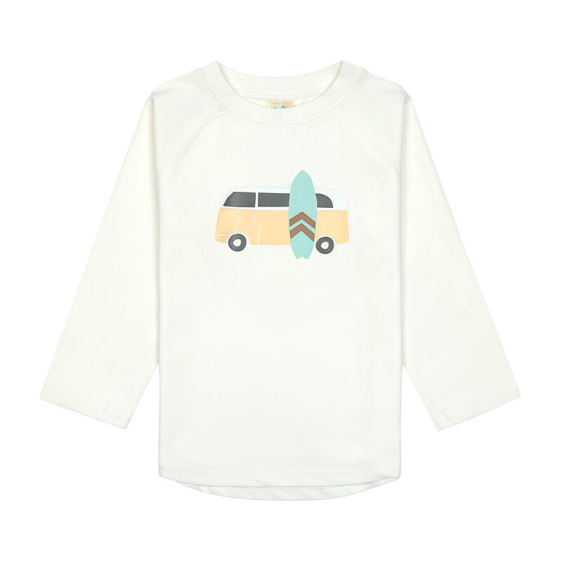 Lycra bébé manches longues - Lassig - Camper écru
