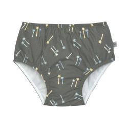 Maillot de bain couche LASSIG - Palmiers olive foncé
