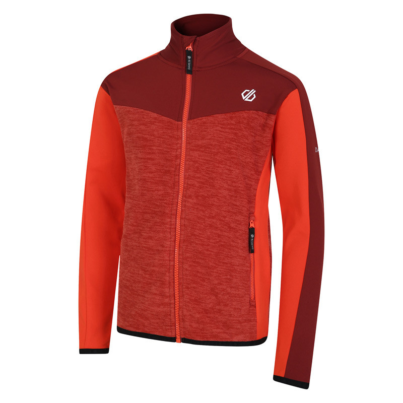 Polaire enfant recyclée - Emergent Core Stretch - Dare2B - SyrhRd/Cinnamon
