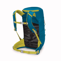 Sac à dos randonnée enfant Jet 18 Osprey - Blue Spikemoss / Lemo
