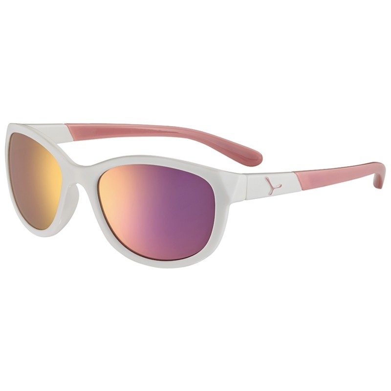 Lunette soleil enfant Cébé Katniss - Shiny White Pink - 7 - 10 ans