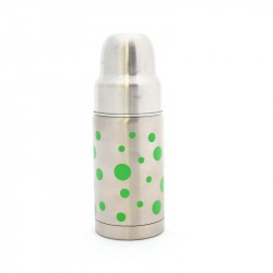 Biberon Inox Isotherme Organic Kidz 220mL goulot large - Vert