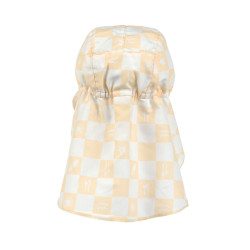 Casquette protége nuque anti-uv bébé - Lassig - Vanille / écru