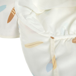 Casquette protége nuque anti-uv bébé - Lassig - Surf  écru