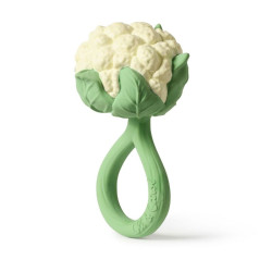 Anneau de dentition et Hochet - Chou fleur