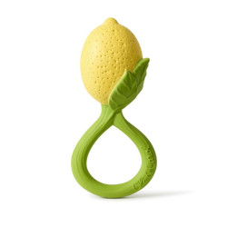 Anneau de dentition et Hochet - Citron - Oli and Carol