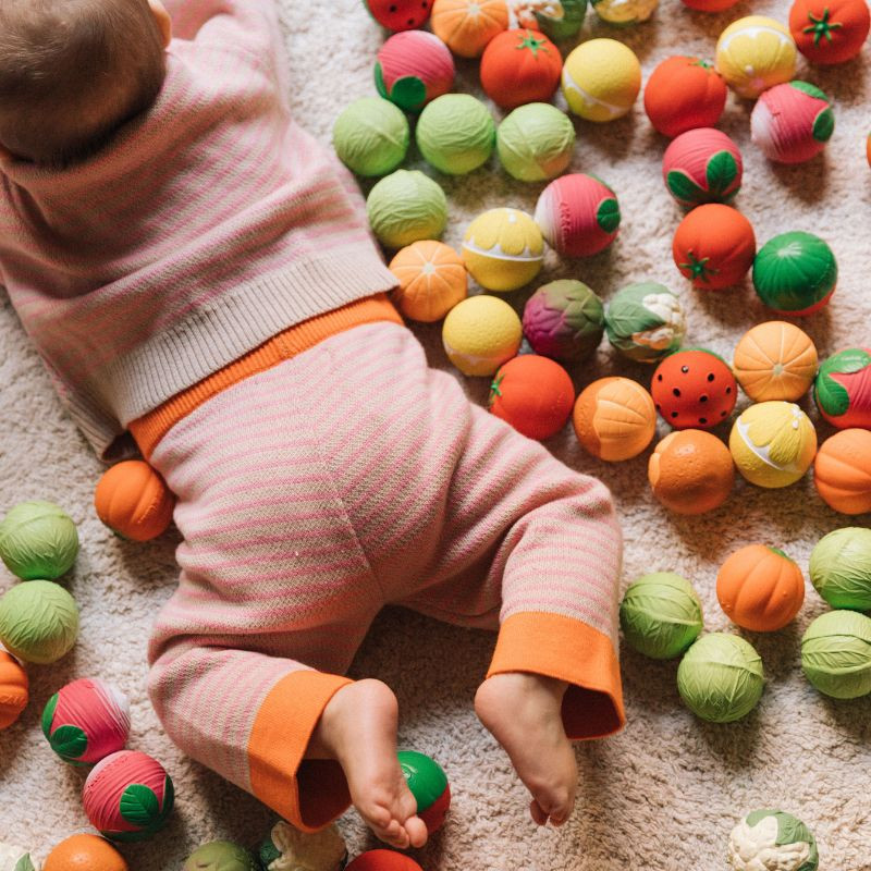 Balles Sensorielles Johntoy Happy World Bio – Motricité Et éveil Pour Bébés