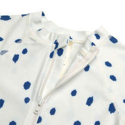 Combinaison bébé anti-UV - Lassig - Pois bleu