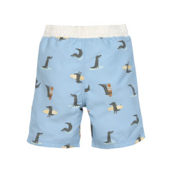 Short de bain enfant anti-UV - Lassig - Vagues bleu