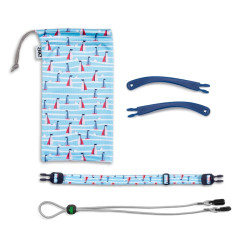 accessoires de Lunettes soleil bébé - Pti'loup Boutchou - Altitude Eyewear - Marine / Bateau