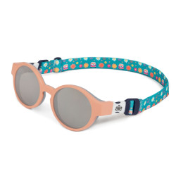 Lunettes soleil bébé - Pti'loup Boutchou - Altitude Eyewear - Pêche / Hippy avec bandeau