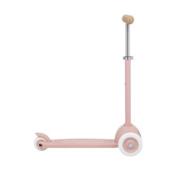 Trotinette Vélo Enfant Eco - Banwood - Dusty Rose de profil