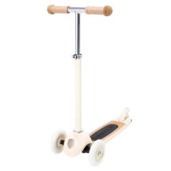 Trottinette Banwood 3 roues - à partir de 3 ans - crème
