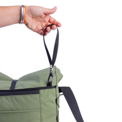 petite sangle de Besace rolltop Norrebro - Mero Mero - Cypress Green