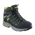 Snap mid junior de MEINDL - Imperméable - Lemon / Schwarz