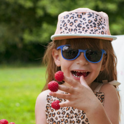 Casquette enfant five panel anti-UV - KietLa - Leopard