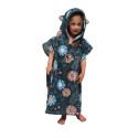 Poncho bébé - 2 à 6 ans - All-in - Floral Blue
