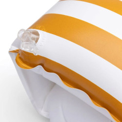 gros plan de Brassard de natation pour enfants de 0 à 2 ans - Swim Essentials - Brun/Blanc