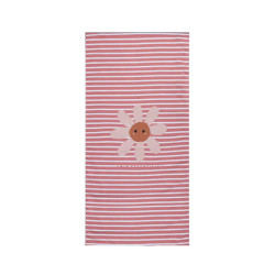 Serviette de bain pour enfant en microfibre 135 x 65 cm - Swim Essentials - Daisy Flower verso
