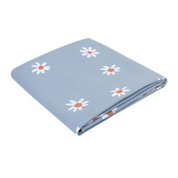Serviette de bain pour enfant en microfibre 135 x 65 cm - Swim Essentials - Daisy Flower pliée
