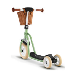 Trottinette pour les tous petits : la R1 Classic - Puky - Retro Green de dos