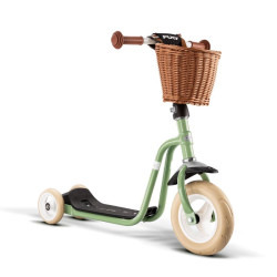 Trottinette pour les tous petits : la R1 Classic - Puky - Retro Green de face