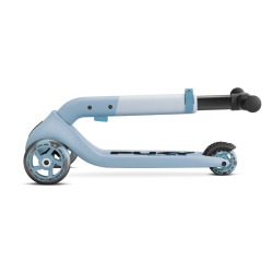 Trottinette pliable pour les enfants : la Puky Push - Puky - Artic Bleu pliée