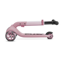 Trottinette pliable pour les enfants : la Puky Push - Puky - Raspberry pliée